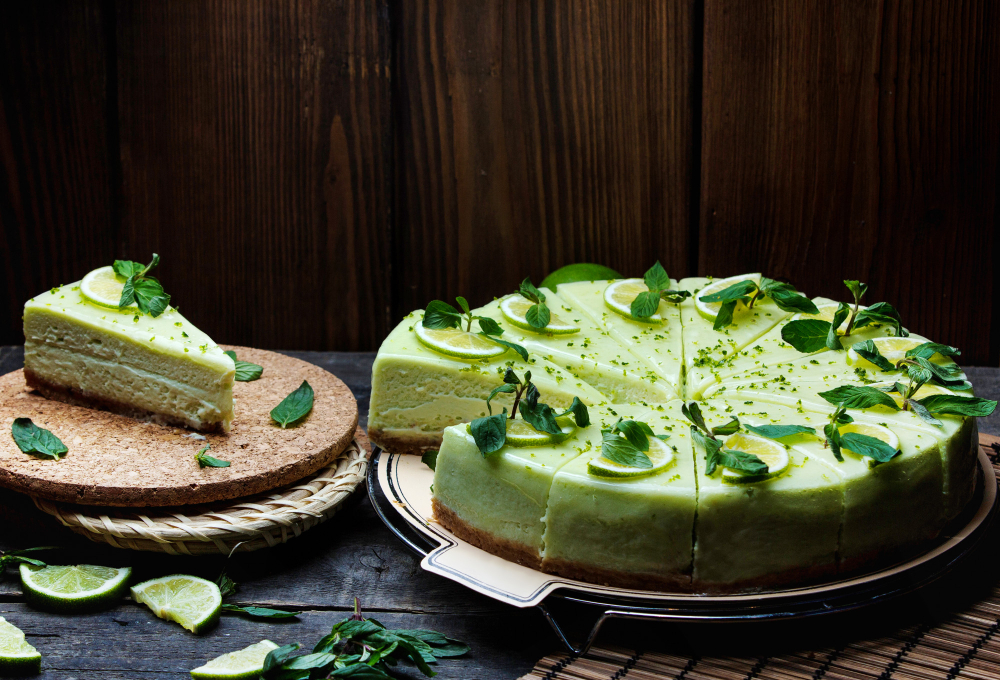 Lime and Courgette Cake