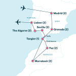 Travel to Spain, Portugal, and Morocco