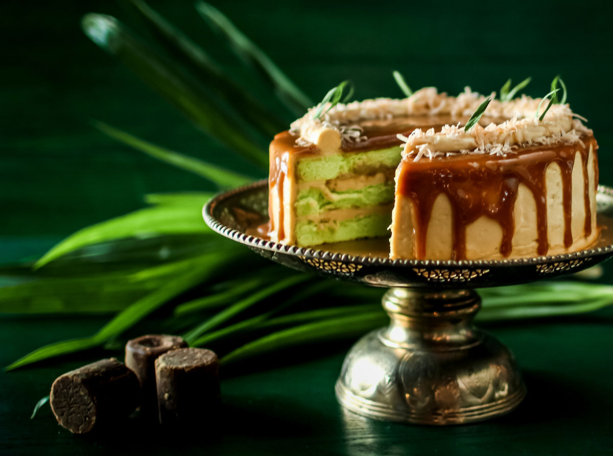 Pandan Gula Melaka Cake