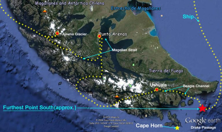 Cape Horn on Map