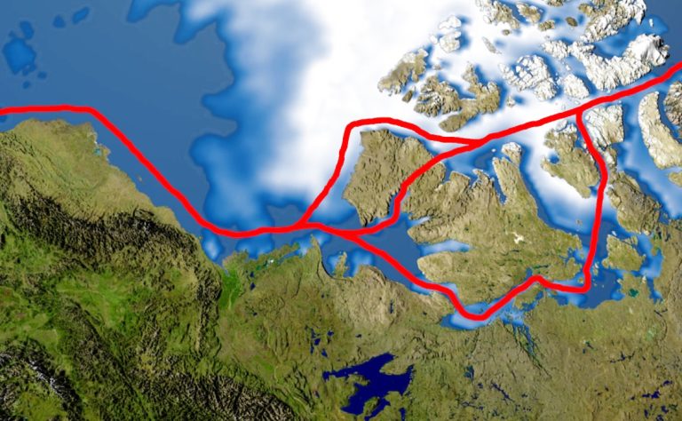 NW Passage Map