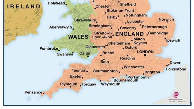 South Coast England Map