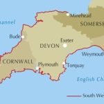 Map of the South Coast UK