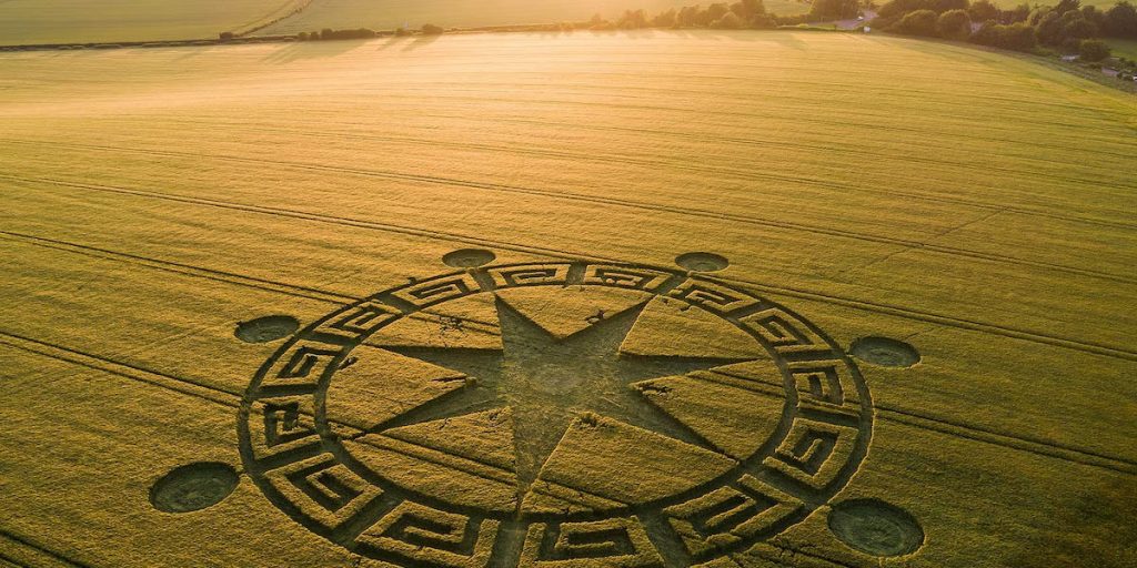 Mandelbrot Set Crop Circle